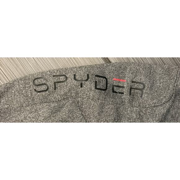Spyder Full-Zip Jacket Mens Medium Activewear Gray Pockets ProWB Logo Medium - Picture 3 of 5